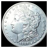 1889 Silver Morgan Dollar NEARLY UNCIRCULATED