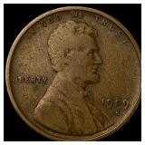 1909-S Lincoln Wheat Cent LIGHTLY CIRCULATED