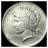 1921 Silver Peace Dollar CLOSELY UNCIRCULATED