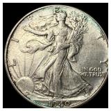 1940 Walking Liberty Half Dollar CHOICE AU