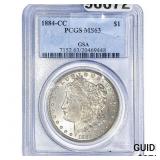 1884-CC Morgan Silver Dollar PCGS MS63
