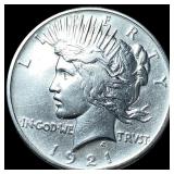 1921 Silver Peace Dollar CLOSELY UNCIRCULATED