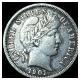 1901-O Silver Barber Dime HIGH GRADE
