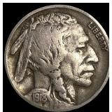 1918-S Buffalo Nickel LIGHTLY CIRCULATED