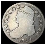 1823 Capped Bust Half Dollar NICELY CIRCULATED