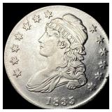 1835 Capped Bust Half Dollar NEARLY  UNCIRCULATED