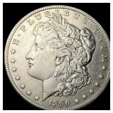 1890-CC Silver Morgan Dollar NEARLY  UNCIRCULATED