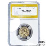 1930 Buffalo Nickel PGA MS67
