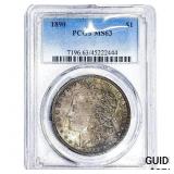 1890 Morgan Silver Dollar PCGS MS63