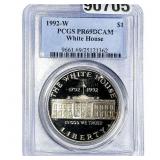 1992-W $1 White House PCGS PR69 DCAM