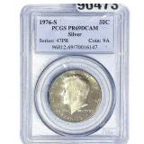 1976-S Kennedy Half Dollar PCGS PR69 DCAM