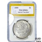 1900 Morgan Silver Dollar PGA MS64+ VAM-18