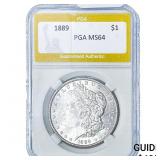 1889 Morgan Silver Dollar PGA MS64