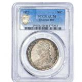1825 Capped Bust Half Dollar PCGS AU50 Overtone 10