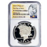 2023-S Silver Peace Dollar NGC PF70 Ultra Cameo