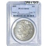 1899 Morgan Silver Dollar PCGS MS64