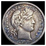 1900-O Silver Barber Dime NEARLY UNCIRCULATED