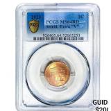2023 Wheat Cent PCGS MS64 RD Shield, Extra "V"