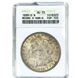 1899-O Morgan Silver Dollar ANACS AU55 VAM-6
