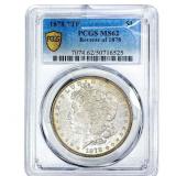 1878 Morgan Silver Dollar PCGS MS62
