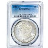 1883-O Morgan Silver Dollar PCGS MS63