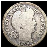 1896-O Silver Barber Dime NICELY CIRCULATED