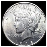 1925 Peace Silver Dollar CHOICE AU