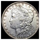 1901 Morgan Silver Dollar CLOSELY UNCIRCULATED