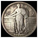 1917 Type 1 Standing Liberty Quarter NICELY CIRCUL