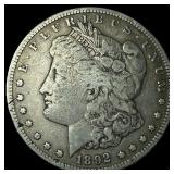 1892-CC Silver Morgan Dollar LIGHTLY CIRCULATED