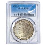 1878-S Morgan Silver Dollar PCGS MS64