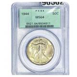 1944 Walking Liberty Half Dollar PCGS MS64