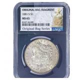 1881-S Morgan Silver Dollar NGC MS63 PL