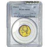 1944-S Jefferson Nickel PCGS MS66