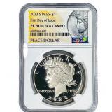 2023-S Silver Peace Dollar NGC PF70 Ultra Cameo