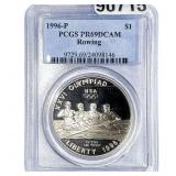 1996 $1 Rowing PCGS PR69 DCAM