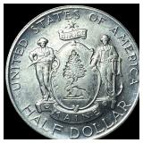 1920 Silver Half Dollar Maine Centennial CHOICE AU