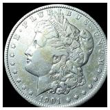 1901-O Silver Morgan Dollar LIGHTLY CIRCULATED