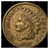 1859 Indian Head Cent NEARLY UNCIRCULATED