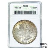1882-O Morgan Silver Dollar ANACS MS62