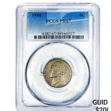 1950 Jefferson Nickel PCGS PR67