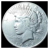 1928-S Silver Peace Dollar NEARLY UNCIRCULATED