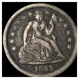 1857 Seated Liberty Dime CLOSELY UNCIRCULATED