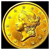 1849 Gold $1 Type 1 CLOSELY UNCIRCULATED