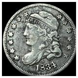 1834 Capped Bust Half Dime ABOUT UNCIRCULATED