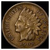1909 Indian Head Cent CLOSELY UNCIRCULATED