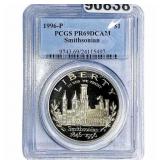 1996 $1 Smithsonian PCGS PR69 DCAM