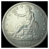1878-S Silver Trade Dollar ABOUT UNCIRCULATED