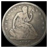 1846-O Silver Half Dollar NICELY CIRCULATED