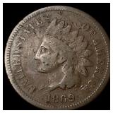 1869 Indian Head Cent NICELY CIRCULATED
